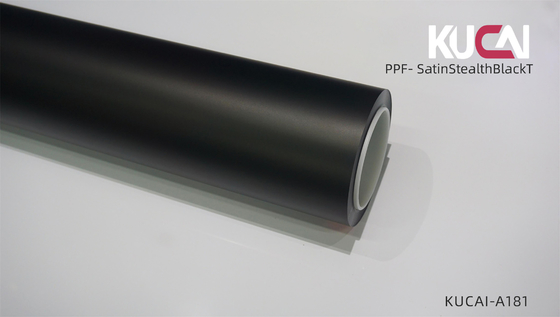 TPU PPF Matte Finish Satin Black خود درمانی رنگ حفاظت از فیلم مقاومت در برابر آب و هوا